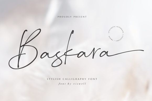 Baskara: A Stylish Script Font for Your Brand