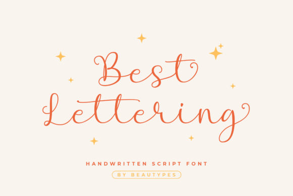 Best Lettering: A Romantic Script Font for Web Design