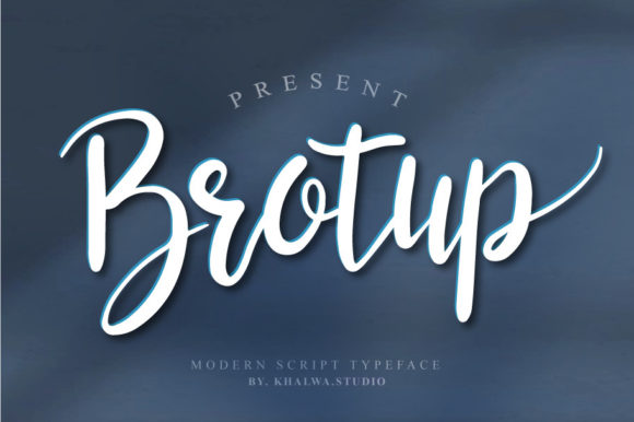 Brotup: A Timeless Handwritten Font for Editorial Design