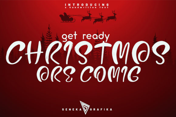 Christmas Are Coming: A Festive Handwritten Font for Marketers