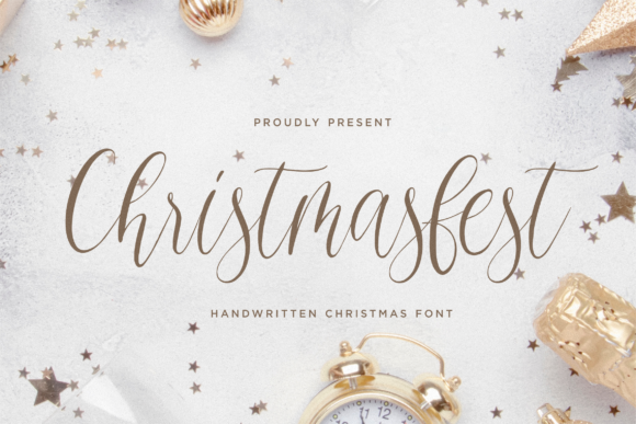 Christmasfest: A Handwritten Font for Festive Digital Designs