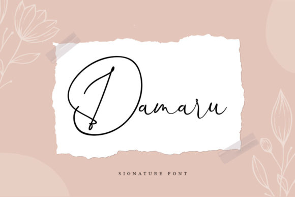 Damaru: The Elegant Script Font That Elevates Campaign Visuals