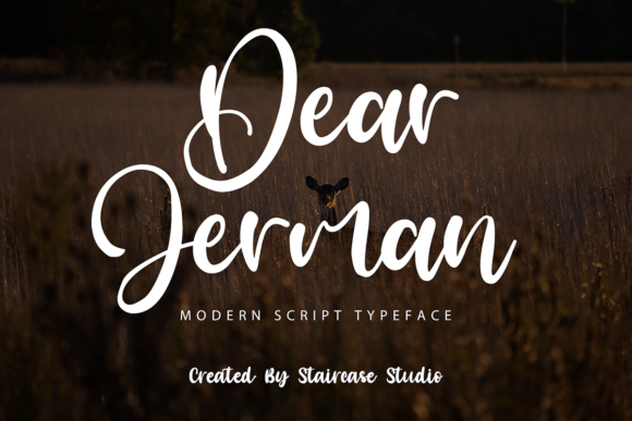 Dear Jerman: A Modern Script Font That Elevates Brand Identity