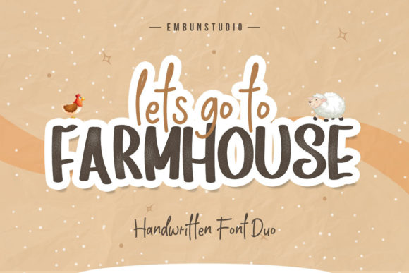 Go to Farmhouse: A Charming Script Font That Elevates Small Business Branding