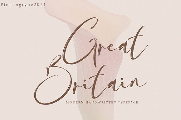 Great Britain Font: Elevating Handmade Designs with Stylish Script