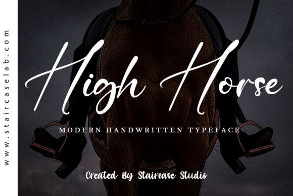 High Horse: A Modern Handwritten Font for Branding and Creative Design Projects