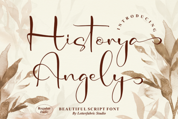 Historya Angely: A Script Font That Elevates Campaign Visuals with Elegance and Personality