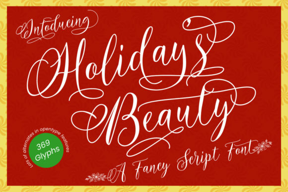 Holidays Beauty: A Calligraphic Font for Scroll-Stopping Holiday Campaigns