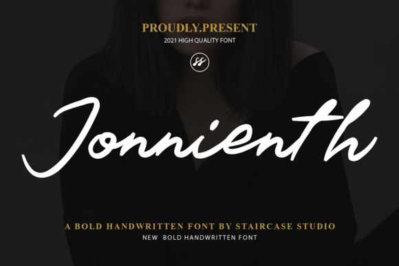 Jonnienth: A Bold Handwritten Font for Real-World Branding Projects