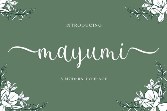 Mayumi: A Script Font That Elevates Editorial Design