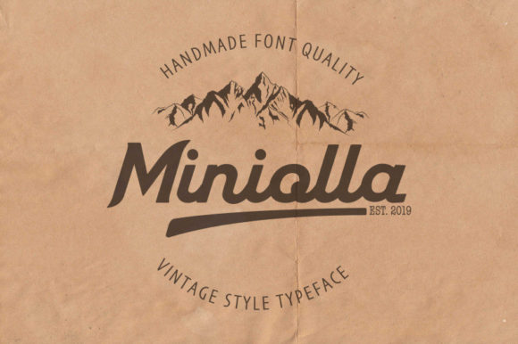 Miniolla: A 70s Script Font for Modern Campaigns