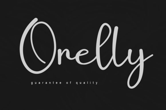 Orelly: A Romantic Script Font That Elevates Brand Identity with Poise and Personality
