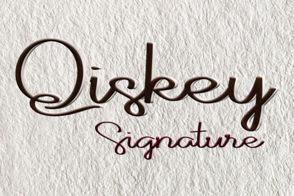 Qiskey: A Handwritten Font for Authentic Branding