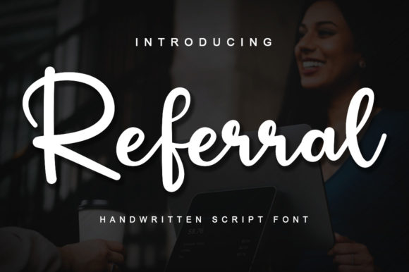 Referral: A Sweet Handwritten Font for Crafters