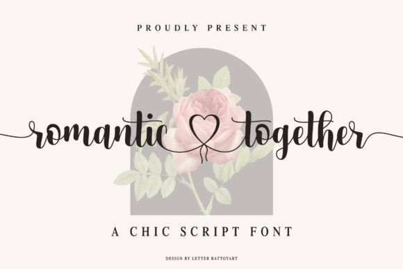 Romantic Together: A Chic Script Font for Web Design