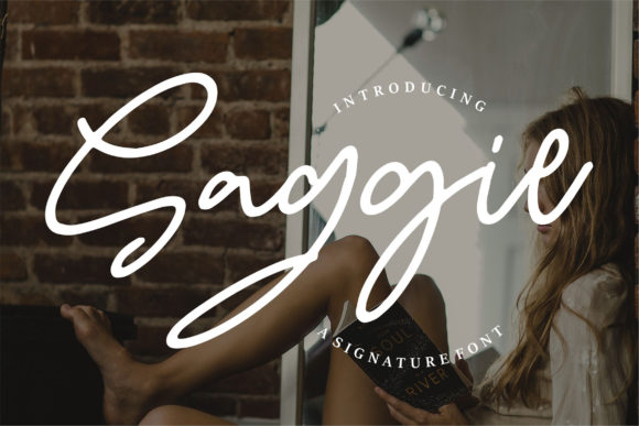 Saggie: A Modern Handwritten Font for Editorial Design