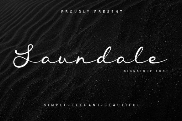 Saundale: The Luxury Handwritten Font for Makers