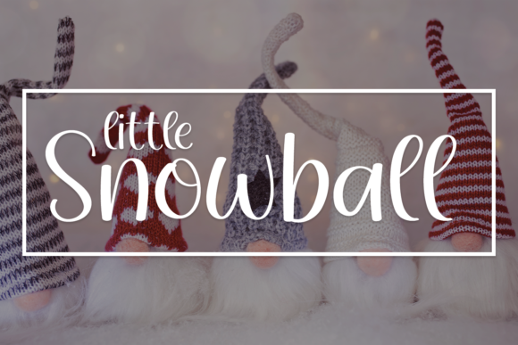 Snowball: A Graceful Script Font for Editorial Design