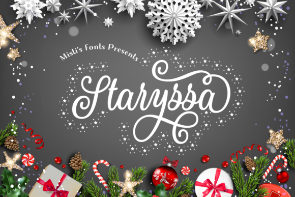 Staryssa: A Starry Script Font for Elegant Web Typography
