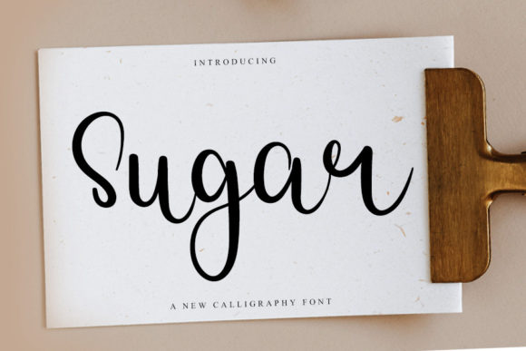 Sugar: A Handwritten Font for Crafters