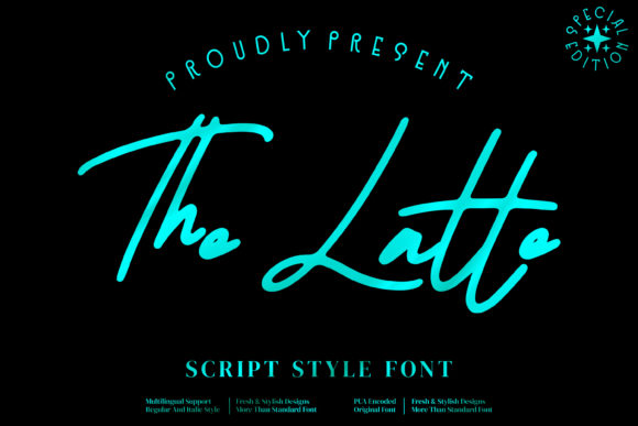 The Latte: A Designer’s Go-To Script Font for Warm Brand Identities
