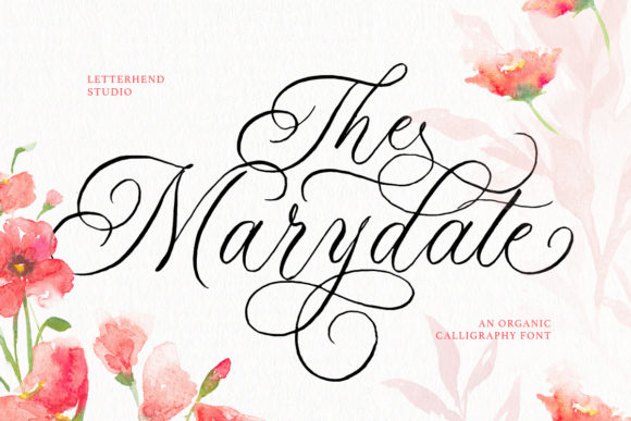 The Marydate: A Premium Script Font for Editorial Design