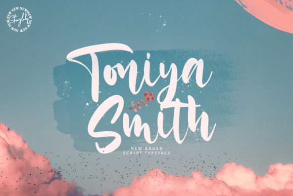 Toniya Smith: A Handwritten Font for Editorial Elegance
