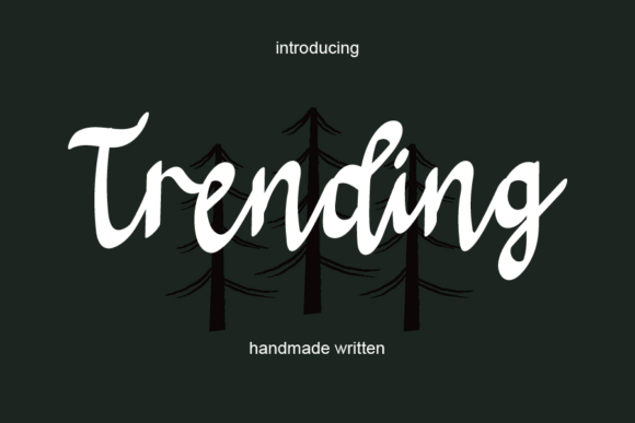 Trending Font: A Handwritten Typeface for Small Business