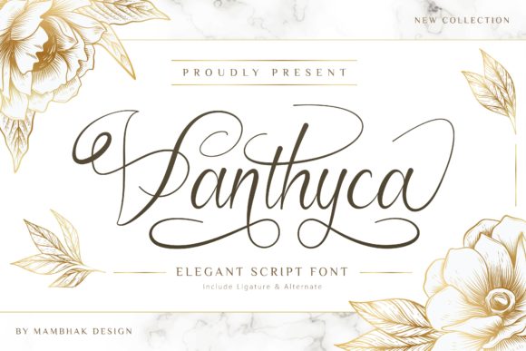Vanthyca: A Maker’s Elegant Script Font for Handmade Labels, Invitations & More
